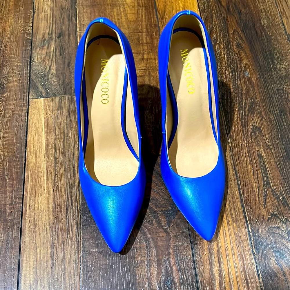Blue heels